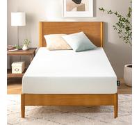 Zinus Matelas lit conventionnel, Mousse à mémoire de Forme, Blanc, Simple