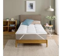 Zinus Mattress Surmatelas en Polyester Blanc 200 x 90 cm