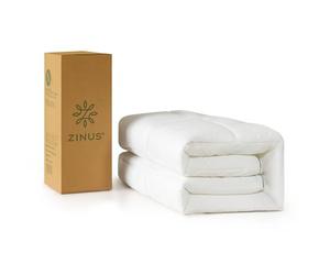 Zinus Mattress Surmatelas en Polyester, Blanc, 90 x 190 cm