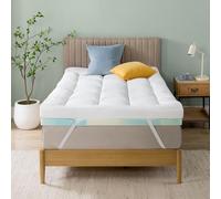 Zinus Mattress Topper, Polyester, Blanc, 190 x 80 cm