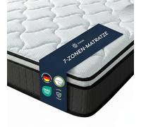 Zinus Tight Top - Matelas à Ressorts ensachés 90 x 190 cm - Matelas orthopédique avec fermeté Moyenne - Rembourrage recy t Mousse Haute densité pour Plus de Confort - Hauteur 25 cm - Certifié