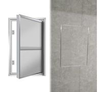 ZIOD Panneau d'accès caché pour douche - Porte d'inspection en métal de 30,5 x 81,3 cm, siphon d'accès carrelé, design durable, installation facile, idéal pour la rénovation et l'entretien de la salle