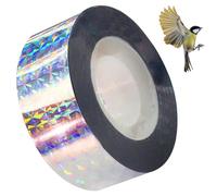 ZIOYANE 1 rouleau de ruban répulsif pour oiseaux - 80 m x 2,4 cm - Répulsif pigeons pour jardin, balcon et arbres fruitiers, ruban adhésif pour protéger les cultures, les fleurs et les plantes des