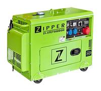 Zipper Maschinen Groupe électrogène ZI-STE7500DSH Diesel 5 700 W / 6 500 W Triphasé