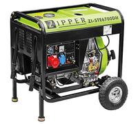 Zipper Maschinen Groupe électrogène ZI-STE6700DH diesel 5 700 W (6 500 W max) 115 kg