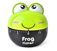 ZIRAN minuterie de Bande dessinée minuterie de Grenouille de Bande dessinée Cuisson Alarme mécanique Rappel de Sommeil horloges Fournitures de Cuisine