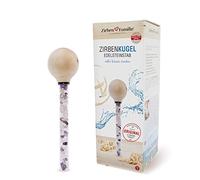 Zirben Familie® Boule de pin d'origine - pour Eau de Pierres précieuses avec 3 Pierres précieuses - Donne à l'eau Une Touche spéciale - Compatible avec la Carafe de 1 l