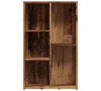 ZIRLANLV Bibliothèque Cubique Ouverte Multi-Usage, Bibliothèque Autoportante à 5 Compartiments, étagère de Rangement Moderne pour Salon, Chambre à Coucher, Bureau et Chambre D'enf (Vieux Bois)