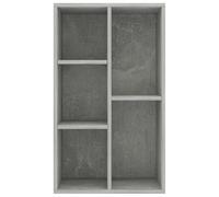 ZIRLANLV Bibliothèque Cubique Ouverte Multi-Usage, Bibliothèque Autoportante à 5 Compartiments, étagère de Rangement Moderne pour Salon, Chambre à Coucher, Bureau et Chambre D'enf (Gris béton)