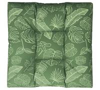 ZIRLANLV Coussin de Siège palettes Hydrofuge, Coussin de Siège épais avec Matelassage à Boutons pour Jardin, Balcon et Salon (80x80x12 cm)