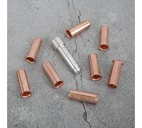 Zisemeil Kit de Bagues de Doublure de Goupille de Charnière de Porte, Réparation Durable pour 2007 - 2018, Placage de Cuivre en Fer et Aluminium, 4 Bagues pour 2 Portes (4 portes)
