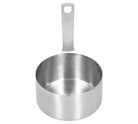 Zisemeil Lot de tasses doseuses en acier inoxydable 304 avec échelle claire pour une cuisson et une cuisson précises, parfaits pour les cuisiniers amateurs et boulangers (1 tasse)