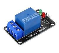 Zisemeil Module Relais Commutateur Relais Carte Relais 1 Canal 5V Accessoires de Commande Electronique Indicateur LED Normalement Ouvert ou Fermé avec Interface MCU pour S