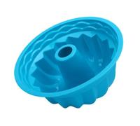 Zisemeil Moule cannelé en Silicone de 9,45 Pouces, Tube Antiadhésif, | Silicone Flexible, Passe au Four à Micro-ondes, Congélateur, Conception Renforcée pour un Démoulage Facile, Passe au