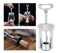 Zisemeil Ouvre-vin avec poignée ergonomique, 18 cm | Alliage de zinc robuste, poignée antidérapante, convient pour les bars à vin, les fêtes
