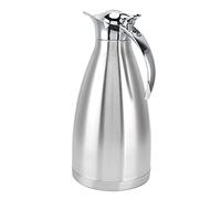 Zisemeil Pichet isotherme en acier inoxydable pour eau chaude et froide - Bouilloire isotherme avec poignée ergonomique, argent 304, 1 unité (Sage)