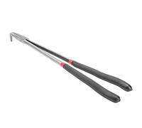 Zisemeil Pince à Bec courbé Pince à Bec courbé à coudé 400 Mm 16 Pouces Manche Extra Long Mâchoires Coudées à 90 Degrés Poignée en Plastique en Acier pour le Traitement