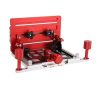Zisemeil Poignée coulissante verticale réglable pour scie circulaire de table pour une coupe précise, clip de support en alliage d'aluminium pour différentes tailles de planches