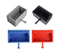 Zisemeil Porte-Clés de Garage de Voiture 4 Pièces avec Porte Ouverte Pop, Organisateur de Clés Mural ABS pour la Décoration de la Maison D'entrée (Rouge Bleu Gris foncé Noir)