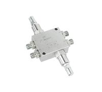 Zisemeil Soupape de Coussin pour Mini-pelle, Soupape de Décharge Hydraulique à Double Voie de 1/4 Pouces pour Excavatrices de Moins de 2 Tonnes, avec Construction en Acier allié