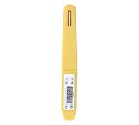 Zisemeil Thermomètre alimentaire numérique étalonnage automatique style stylo haute précision thermomètre de poche électronique (jaune)