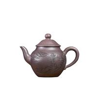 Zisha Ensemble de théière en céramique faite à la main en argile violette japonaise pour les amateurs de thé, parfait pour le brassage et le service, idéal pour un usage domestique ou comme cadeau