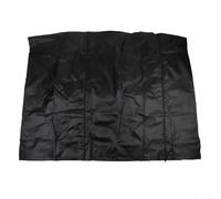 ZiStarlilife 1 housse anti-poussière pour étagère à pain en tissu Oxford 210D avec fenêtre de ventilation transparente pour rangement de cuisine, boulangerie, noir, 58,4 x 71,1 x 162,6 cm (A)