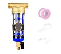 ZiStarlilife 1 lot de 10 pré-filtres en acier inoxydable pour système d'eau central de toute la maison, filtre de canalisation de lavage à contre-courant à haut débit pour purification de tuyau du