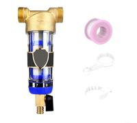 ZiStarlilife 1 lot de 11 pré-filtre en acier inoxydable pour système d'eau central de toute la maison, filtre de canalisation de lavage à contre-courant à haut débit pour purification de tuyau du