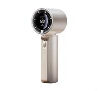 ZiStarlilife 1 ventilateur portatif avec refroidissement par compression de glace, 120 vitesses, rechargeable par USB, pour mini ventilateur avec affichage numérique pour l'extérieur, les voyages, le