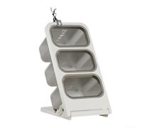 ZiStarlilife Boîte de rangement pliable pour thé - Esthétique japonaise - Récipient multifonction pour capsules de café avec accès facile pour la maison et le bureau - 23 x 14,5 x 27,5 cm (A)