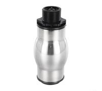 ZiStarlilife Buse de fontaine en acier inoxydable - Colonne d'eau en mousse pour bassin de jardin ou piscine extérieure - Tête de pulvérisation à bulles champagne - Ajoute une ambiance élégante aux