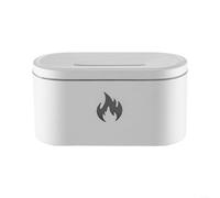 ZiStarlilife Diffuseur d'aromathérapie à effet flamme, humidificateur USB à brume froide avec lumière 7 couleurs, fonctionnement silencieux pour chambre à coucher, bureau, maison, relaxation et