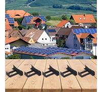 ZiStarlilife Lot de 10 clips de retrait de boue de panneau solaire, pinces de dérivation de drainage de l'eau de 45 mm pour le nettoyage du cadre, outil autonettoyant automatique pour augmenter la