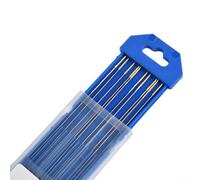 ZiStarlilife Lot de 10 électrodes de soudage WL15 Lanthane TIG en acier inoxydable de tailles assorties compatibles avec l'acier au carbone, l'alliage de cuivre et l'aluminium pour une utilisation en