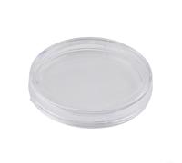 ZiStarlilife Lot de 100 capsules rondes de 25 mm avec boîte de rangement en plastique transparent pour collectionner et exposer des médailles dorées et argentées dans les loisirs à la maison ou