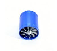 ZiStarlilife Lot de 2 ventilateurs de turbine à double admission pour système d'admission d'air du moteur de voiture en alliage d'aluminium pour Vortex Booster Économie de carburant Modification du