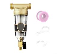 ZiStarlilife Lot de 3 pré-filtres en acier inoxydable pour système d'eau central de toute la maison, filtre de canalisation à haut débit pour purification de tuyau du robinet, utilisation dans le