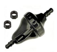 ZiStarlilife Lot de 3 valves avec écrous de tuyau pour Zodiac pour Polaris 3900 Sport 280 F5B TR35P Nettoyeur de piscine Pièces de rechange D16 en plastique noir Entretien de jardin