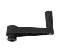 ZiStarlilife Manivelle à trou rond pour fraiseuse de tour, 8 à 16 mm en nylon renforcé et acier au carbone avec poignée ergonomique pour projets de bricolage et (12 mm)