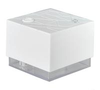 ZiStarlilife Mini humidificateur pour la maison, 300 ml USB silencieux avec arrêt automatique, design carré compact pour chambre à coucher, bureau, table de chevet, blanc