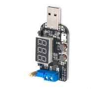 ZiStarlilife Module d'alimentation USB réglable Step-Up/Step-Down - 05 V-30 V 2 A - Régulateur de tension CC avec affichage LED - Carte de démarrage de 15 W pour la recherche et le développement