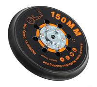 ZiStarlilife Patin de ponçage de 150 mm, disque de ponceuse orbitale 37 trous avec filetage 5/16-24, 12 000 tr/min max pour polisseuse MAXXT, travail du bois professionnel et finition du métal