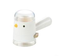 ZiStarlilife Salière et poivrière jaune rechargeable pour le rangement de la cuisine - Distributeur de condiments en PC avec deux ouvertures 16 cm (blanc)