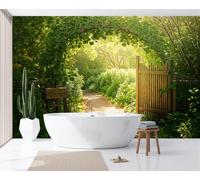 ZISTRCBAO Papier Peint Panoramique Jardin Paysage Naturel