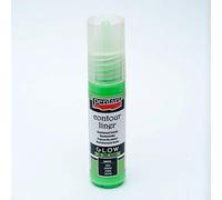 Zita's Creative Colorant Brillant dans Le Noir 20 ML - Vert. Glow in The Dark Peinture pour décoration de Peinture Acrylique
