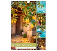 Zitronen & Sonne (Wandkalender 2027 DIN A4 hoch), CALVENDO Monatskalender: Leuchtende Zitronen, warmes Sonnenlicht und stilvolle Motive entführen dich ... Eleganz, Sommer und südlicher Gelassenheit.