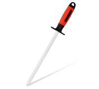 Ziyonix Fusil à Aiguiser Diamant Grain 39 cm Acier d'Affûtage Professionnel Tige d'Affûtage en Céramique Poignée Confort Aiguiseur de Couteaux, Idéal pour Couteaux de Cuisine de Chef et Boucher