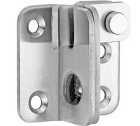 ZiYuya Loquet de porte coulissant Verrou Porte Coulissante Serrure Volet Loquet Porte Verrou Serrure de Porte Coulissante Cadenas Petite Petit Loquet en Acier Inoxydable Argent - Ouverture À Droite L