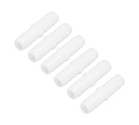 ZJchao 6mm d'arrosage 9mm 10 Pièces Raccord de Tuyau en Plastique Raccord Droit égal épisseur de barbelé Adaptateur de Joint de Réparation pour Pompe et Tubes en Silicone (14-14 mm de part en part)